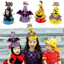 Kid Halloween Hat 3D Cartoon Colorful Paper Hats