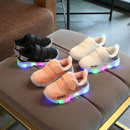 Children Kids Shoes LED Flashing Sneakers