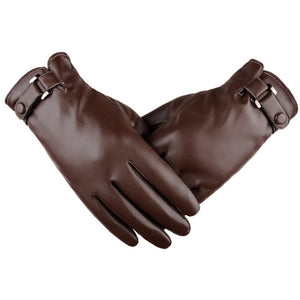 Men Solid Windproof Gloves Warm Autumn Winter Glove