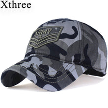 Men camouflage baseball Letter army snapback Cap