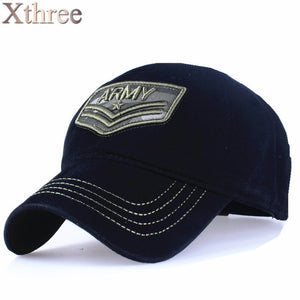 Men camouflage baseball Letter army snapback Cap