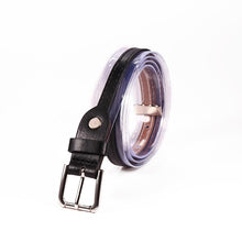 Women Leather Square Plastic Transparent Belt