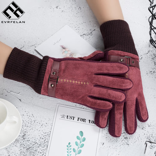 Men & Women Winter Luxury Leather Gloves