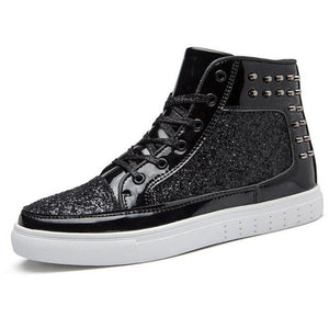 Men Fashion Sequined Toe Men Boots