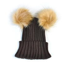 WomenTwo Faux Fur Pom Poms For Hats