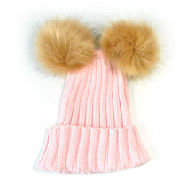 WomenTwo Faux Fur Pom Poms For Hats