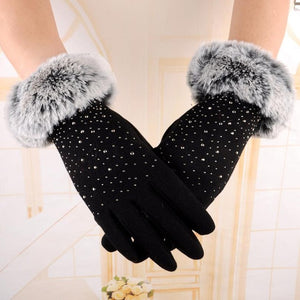 Women Winter Warm Wrist Gloves
