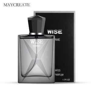 Men 50ML Glass Bottle Male Parfum Brand Fresh Lasting Fragrance Spray