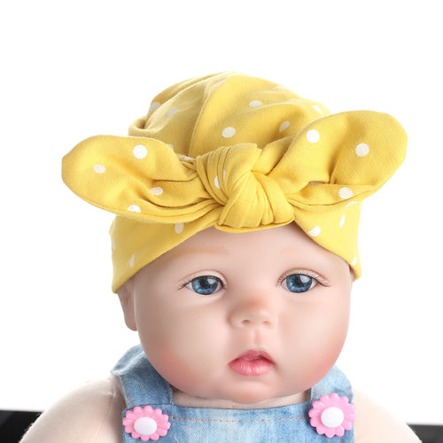 Baby Hat with Bow Turbans Cap Hat