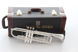 Taiwan Bach Double silver-plated AB190S Bb Artisan Collection trumpet