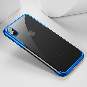 Baseus For iPhone X Xs Case Luxury Plating Hard Plastic Phone Case For iPhone Xs XR XS Max 2018 Cases Thin Back Cover Coque