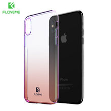 FLOVEME Phone Cases For iPhone X XS MAX Luxury Blue Ray Ultra Hard Protective Back Cover For iPhone 8 7 Plus XR Accessories Case