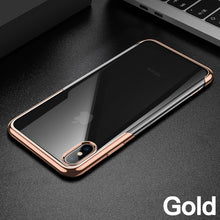 Baseus Luxury Plating Case For iPhone Xs Max Xr Capinhas Soft TPU Silicone Back Cover For iPhone Xsmax For iPhonexs Coque Fundas