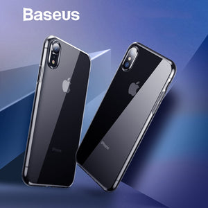 Baseus Ultra Thin Transparent Case For iPhone Xs Xs Max XR 2018 Luxury Soft Silicone Back Cover For iPhone Xs Xs Max Case