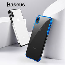 Baseus For iPhone X Xs Case Luxury Plating Hard Plastic Phone Case For iPhone Xs XR XS Max 2018 Cases Thin Back Cover Coque